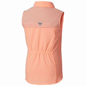 Columbia Tamiami™ Sleeveless Skjorta Flickor Rosa (KLPUA8391)